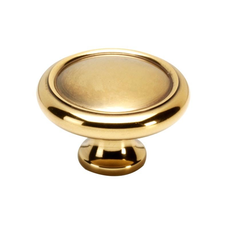 Alno Hardware Solid Brass 1 3/4" Knob in Polished Antique