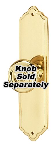 Alno Hardware Solid Brass 4" Rectangle Escutcheon in Polished Brass