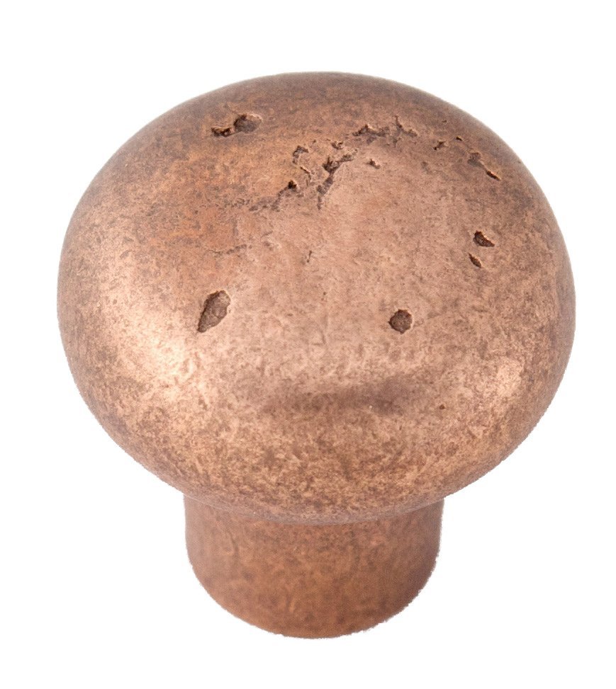 Alno Hardware Solid Bronze 1 1/4" Knob in Rust Bronze