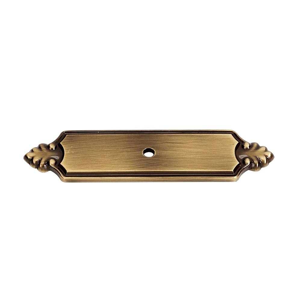 Alno Hardware Solid Brass 4 1/4" Backplate in Antique English