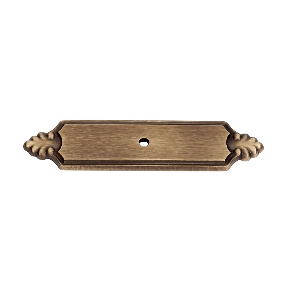 Alno Hardware Solid Brass 4 1/4" Backplate in Antique English Matte