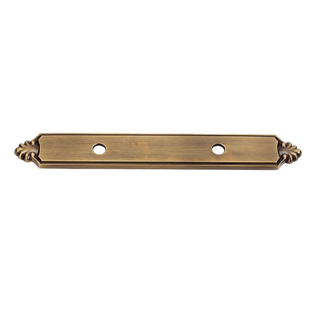 Alno Hardware Solid Brass 3" Centers Backplate for A1455-3 in Antique English