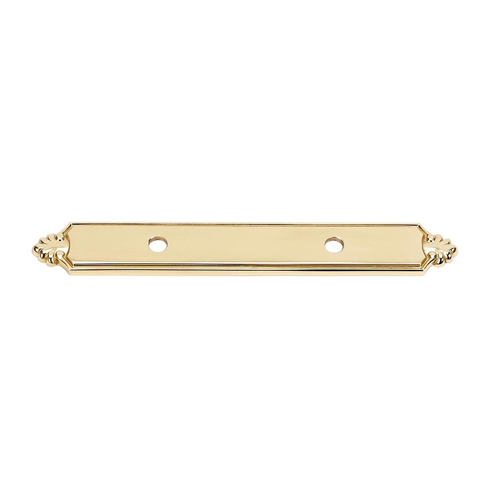 Alno Hardware Solid Brass 3" Centers Backplate for A1455-3 in Polished Brass