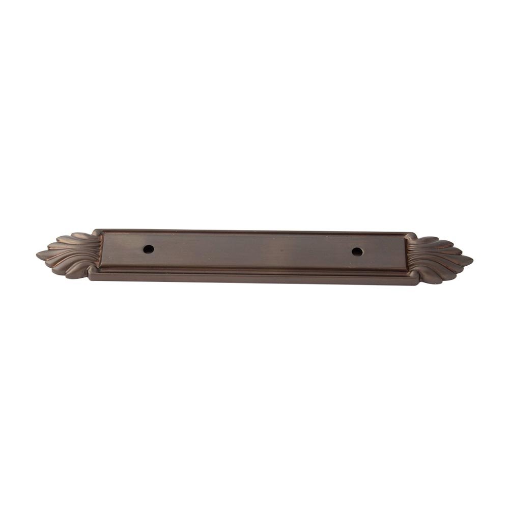Alno Hardware Solid Brass 3" Centers Backplate in Chocolate Bronze