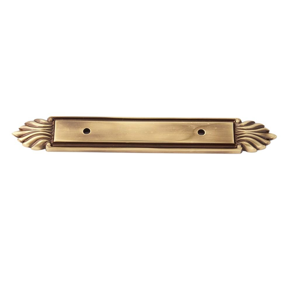 Alno Hardware Solid Brass 3" Centers Backplate in Polished Antique
