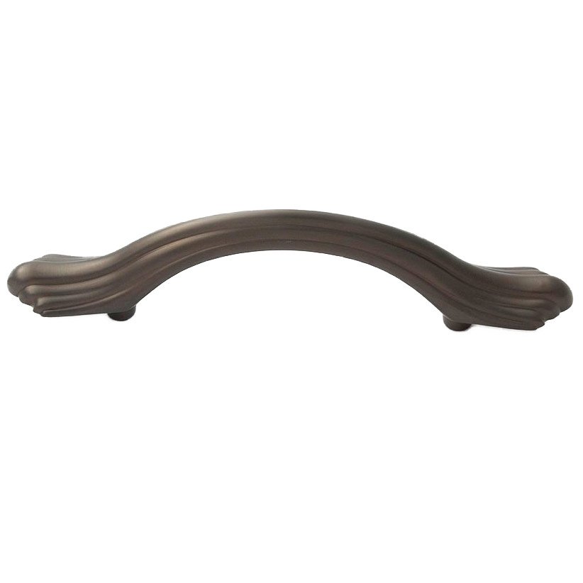 Alno Hardware Solid Brass 3" Centers Pull in Chocolate Bronze