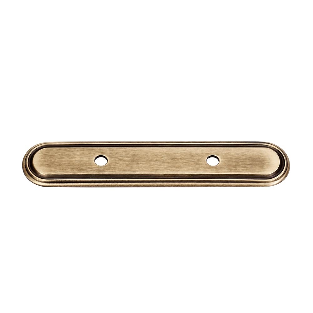 Alno Hardware Solid Brass 3" Centers Backplate for A1505-3 in Antique English Matte