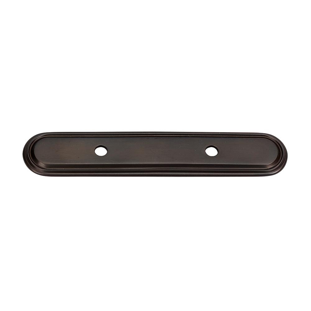Alno Hardware Solid Brass 3" Centers Backplate for A1505-3 in Chocolate Bronze