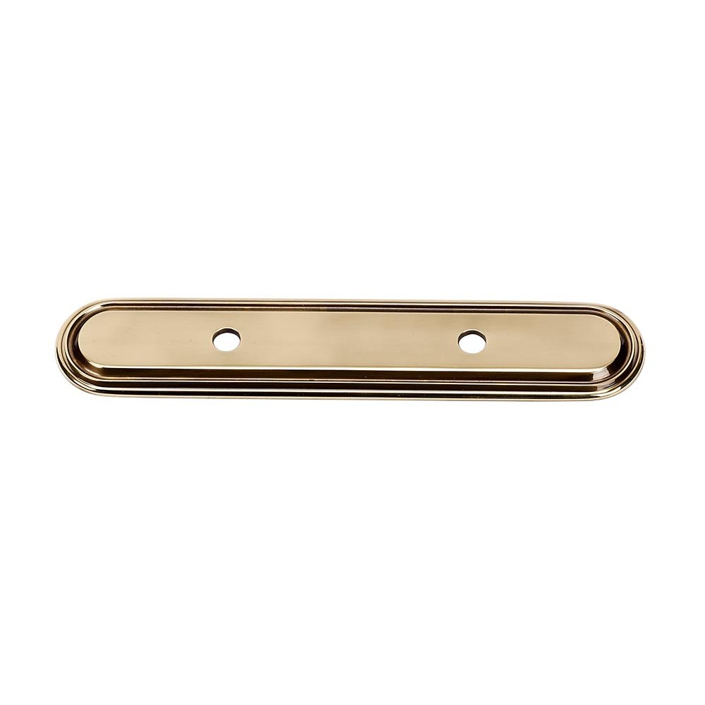 Alno Hardware Solid Brass 3" Centers Backplate for A1505-3 in Polished Antique