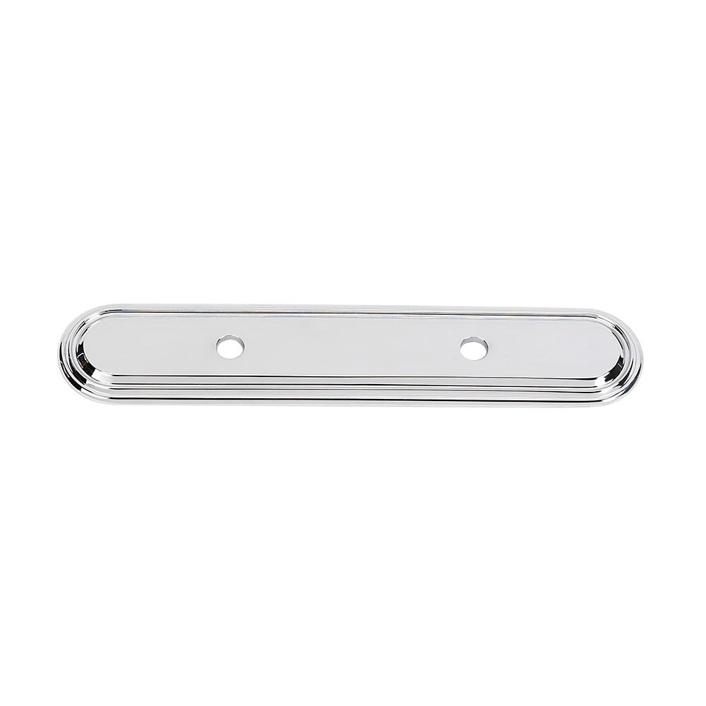 Alno Hardware Solid Brass 3" Centers Backplate for A1505-3 in Polished Chrome