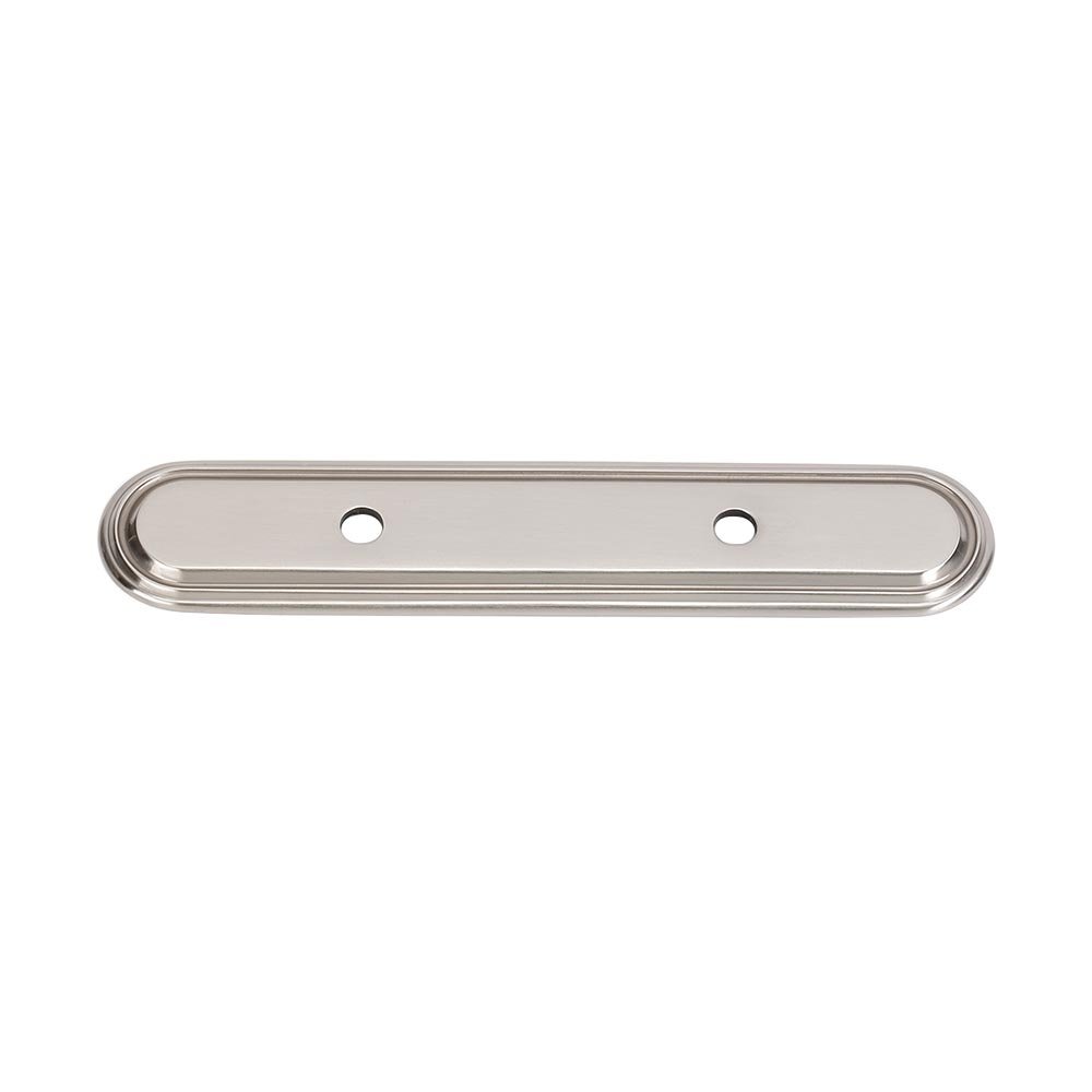 Alno Hardware Solid Brass 3" Centers Backplate for A1505-3 in Satin Nickel