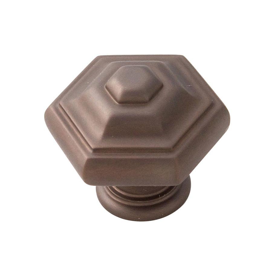 Alno Hardware Solid Brass 1 1/4" Knob in Chocolate Bronze