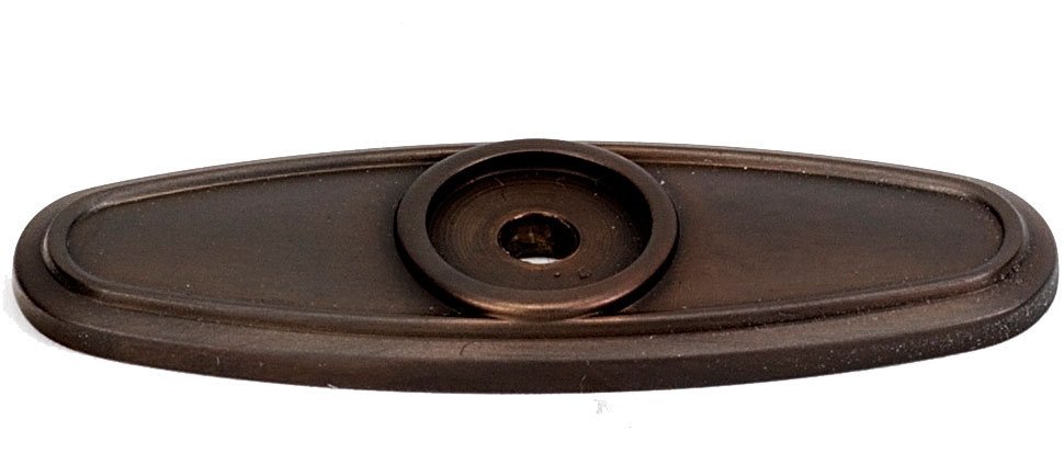 Alno Hardware Solid Brass 2 1/2" Backplate in Chocolate Bronze