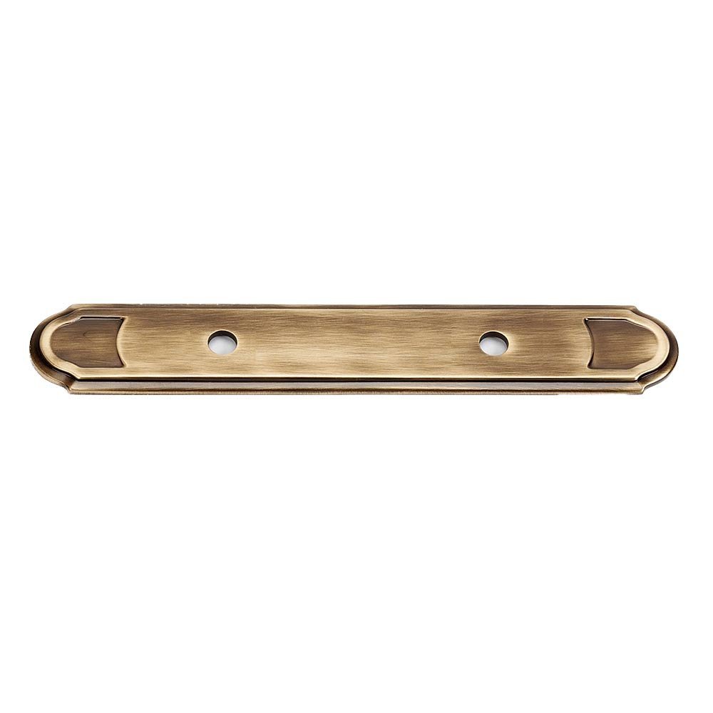Alno Hardware Solid Brass 3" Centers Backplate for A1566-3 in Antique English