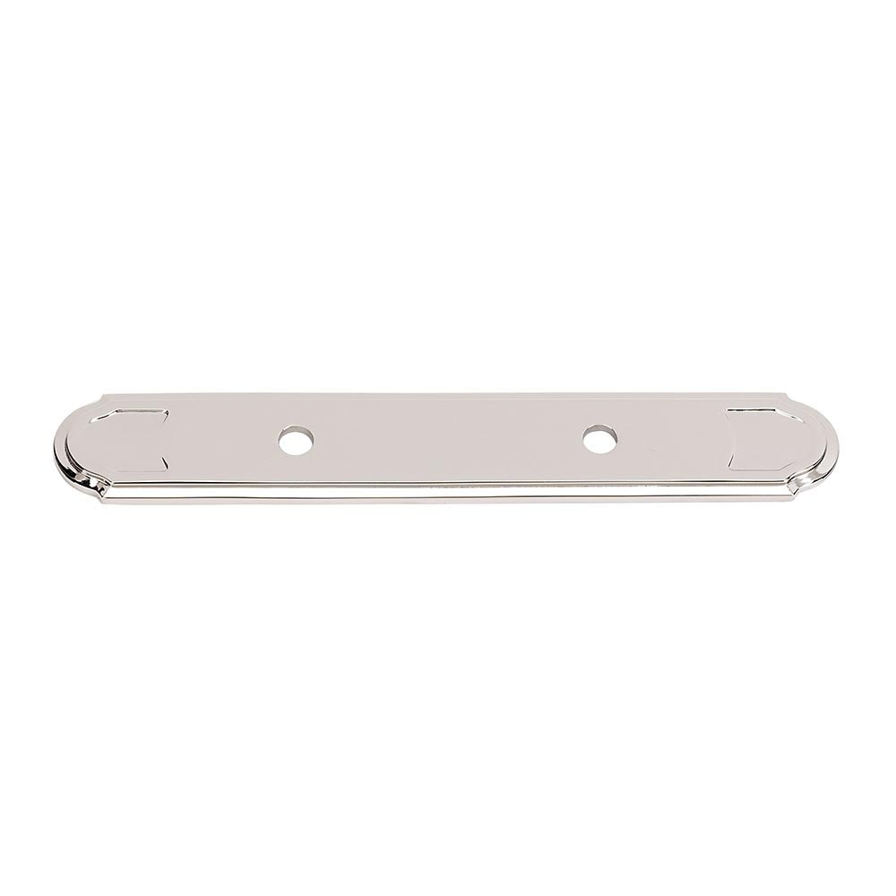 Alno Hardware Solid Brass 3" Centers Backplate for A1566-3 in Polished Nickel