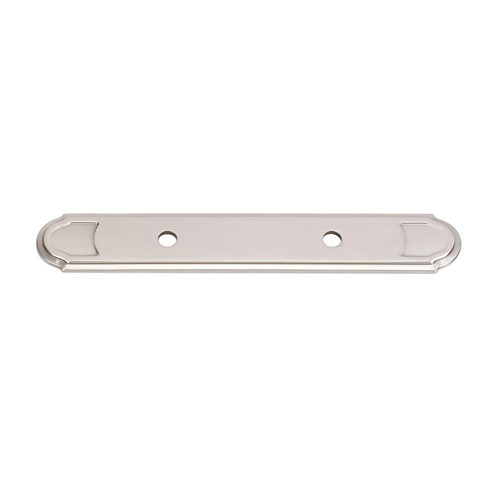 Alno Hardware Solid Brass 3" Centers Backplate for A1566-3 in Satin Nickel