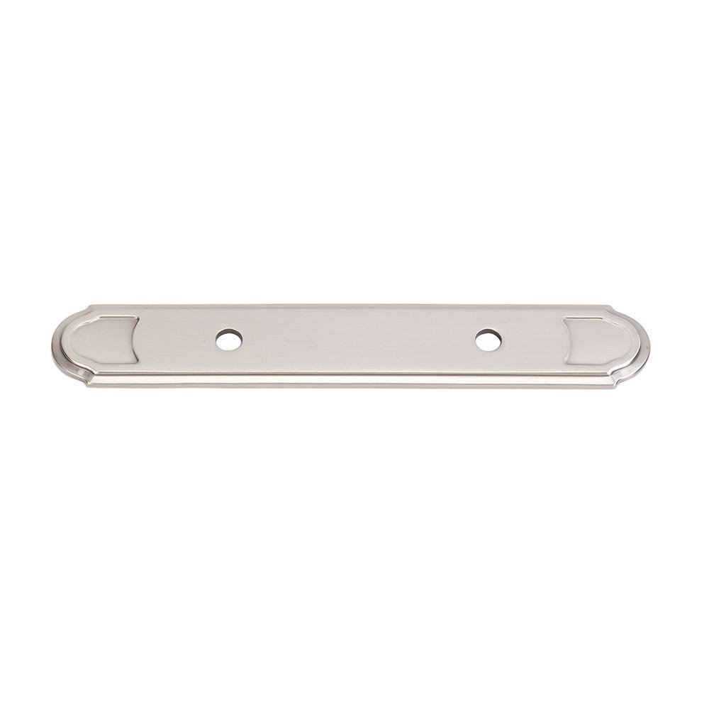 Alno Hardware Solid Brass 3 1/2" Centers Backplate for A1567-35 in Satin Nickel
