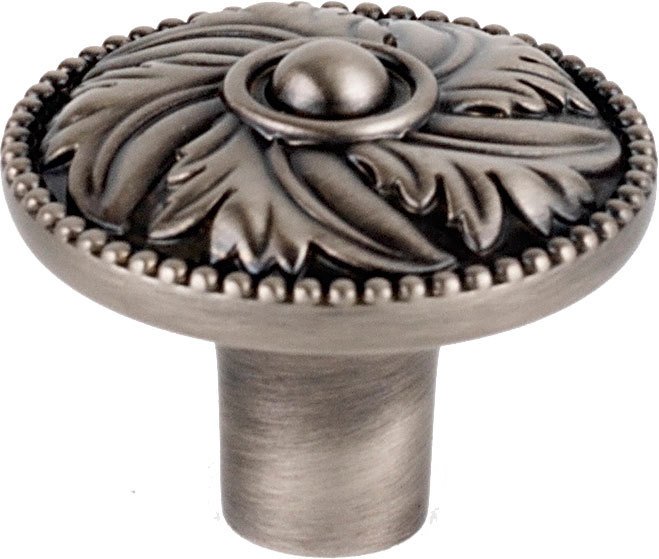 Alno Hardware Solid Brass 1 1/2" Knob in Pewter