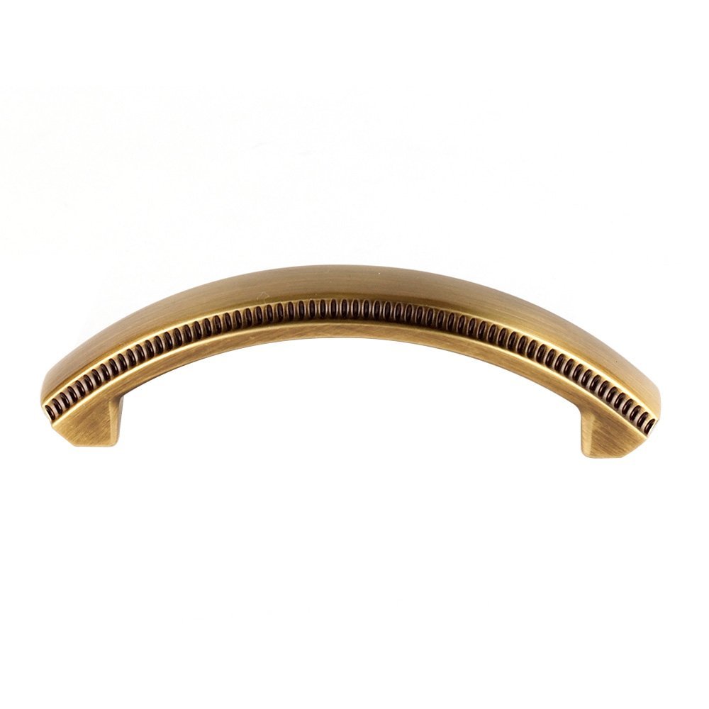 Alno Hardware Solid Brass 3" Centers Pull in Antique English Matte