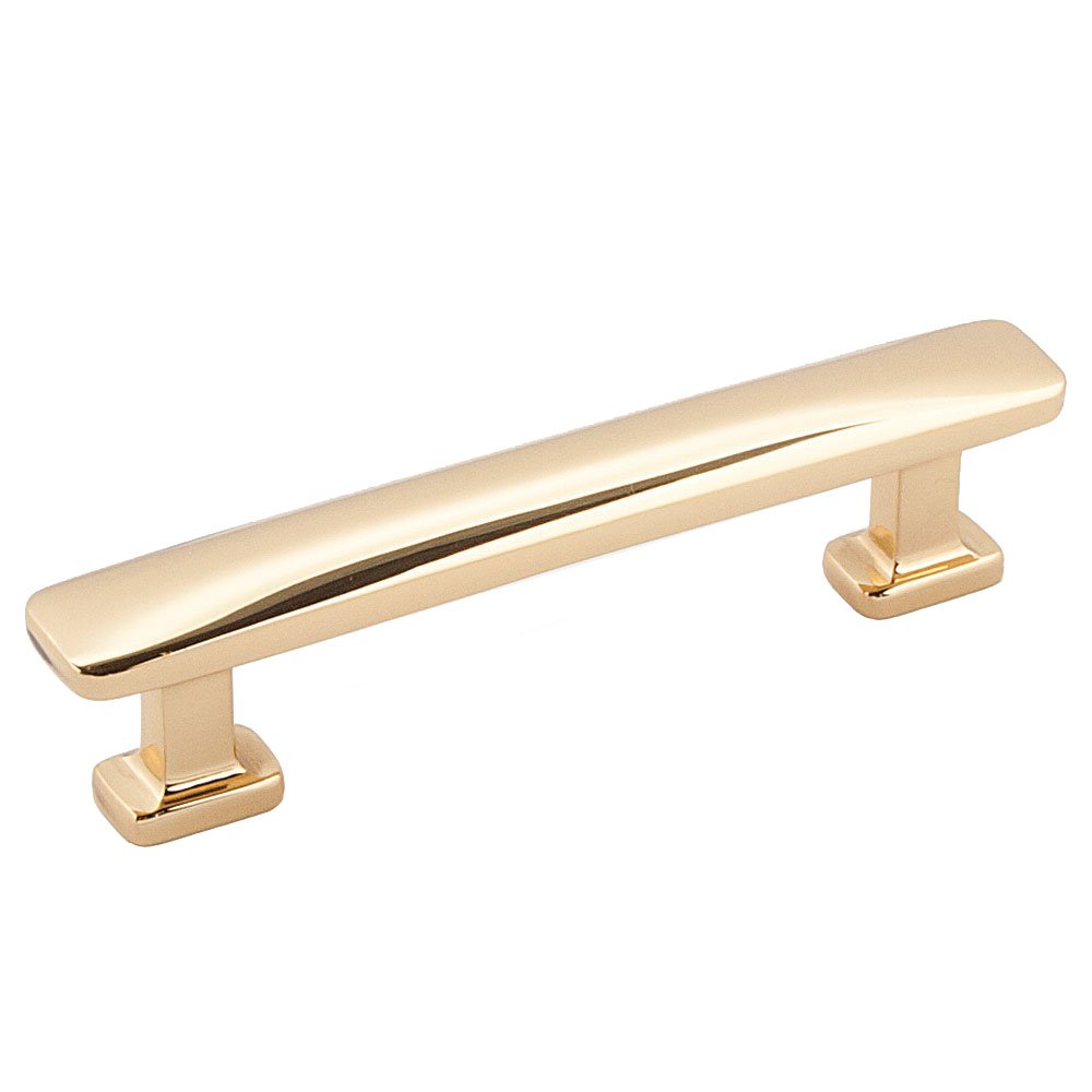 Alno Hardware 3" Centers Pull in Polished Brass