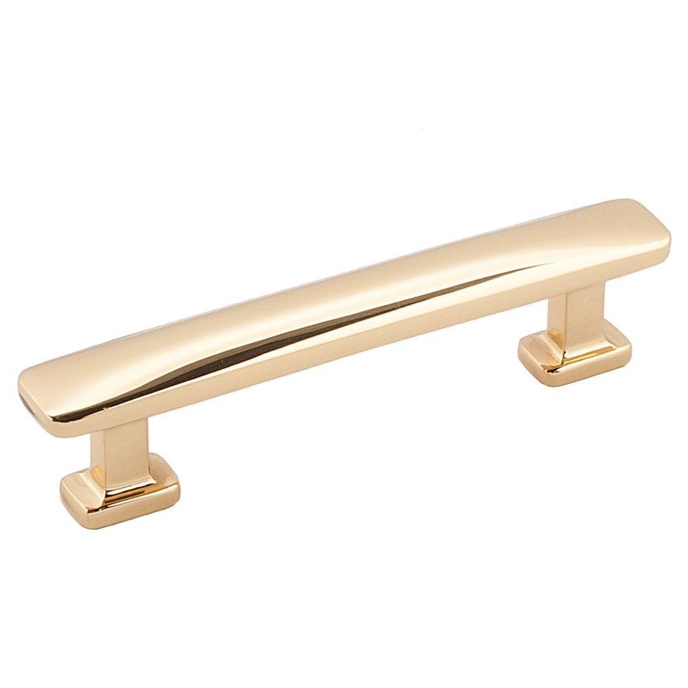 Alno Hardware 3" Centers Pull in Unlacquered Brass