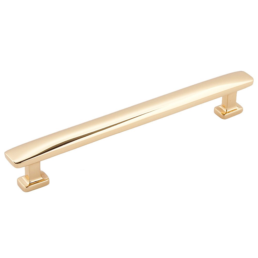 Alno Hardware 6" Centers Pull in Polished Brass