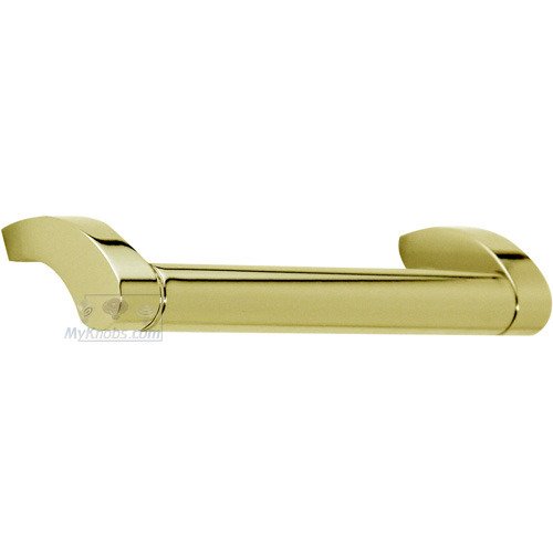 Alno Hardware 4" Centers Pull in Unlacquered Brass