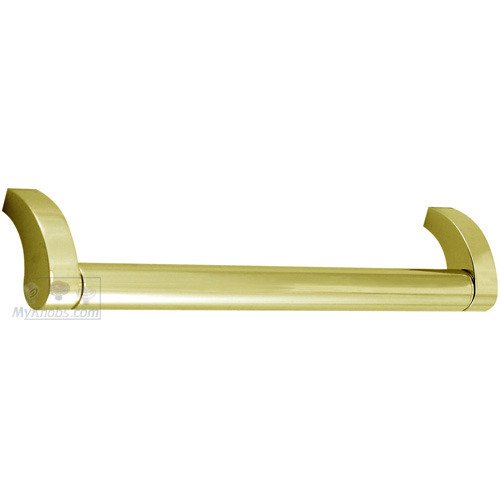 Alno Hardware 6" Centers Pull in Unlacquered Brass