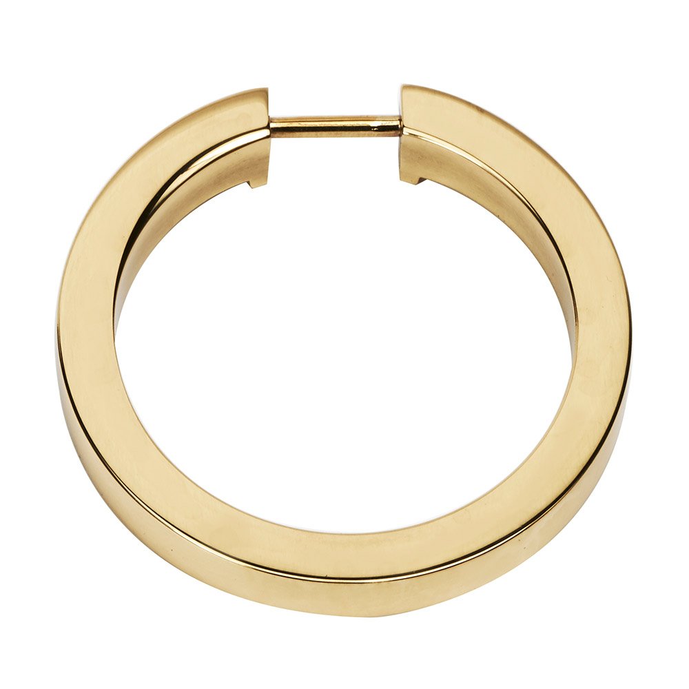 Alno Hardware 2 1/2" Round Ring in Unlacquered Brass