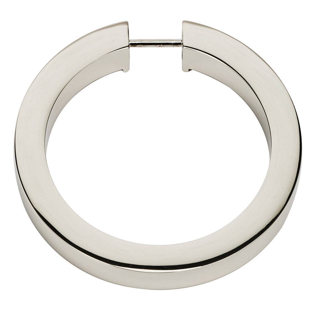 Alno Hardware 3 1/2" Round Ring in Polished Nickel