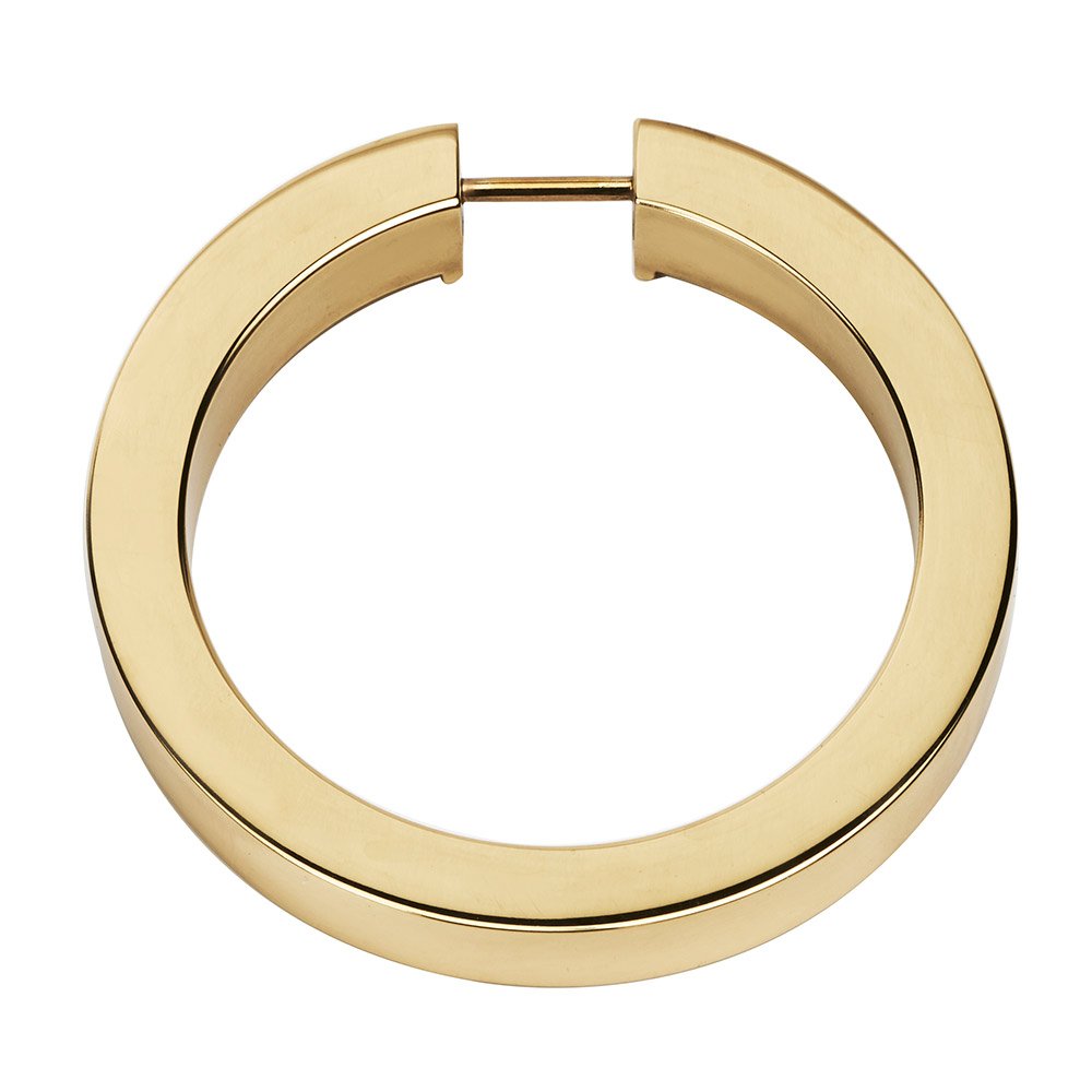 Alno Hardware 3" Round Ring in Unlacquered Brass