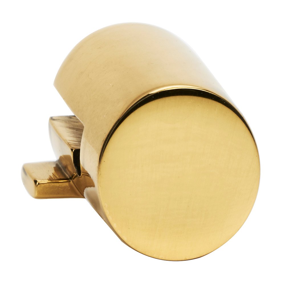 Alno Hardware Large Round Mount for Rings 3" and 3 1/2" in Polished Brass