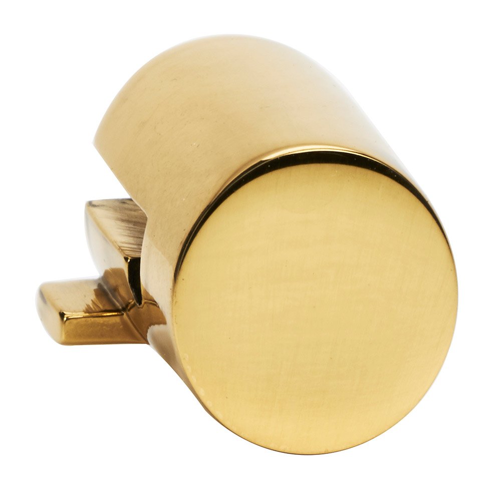 Alno Hardware Large Round Mount for Rings 3" and 3 1/2" in Unlacquered Brass
