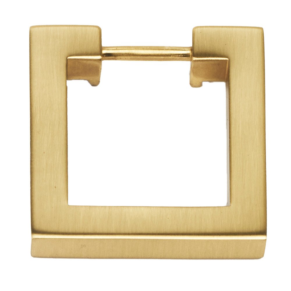 Alno Hardware 1 1/2" Square Ring in Satin Brass