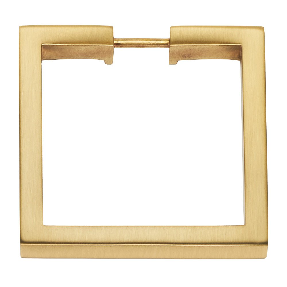 Alno Hardware 2 1/2" Square Ring in Satin Brass