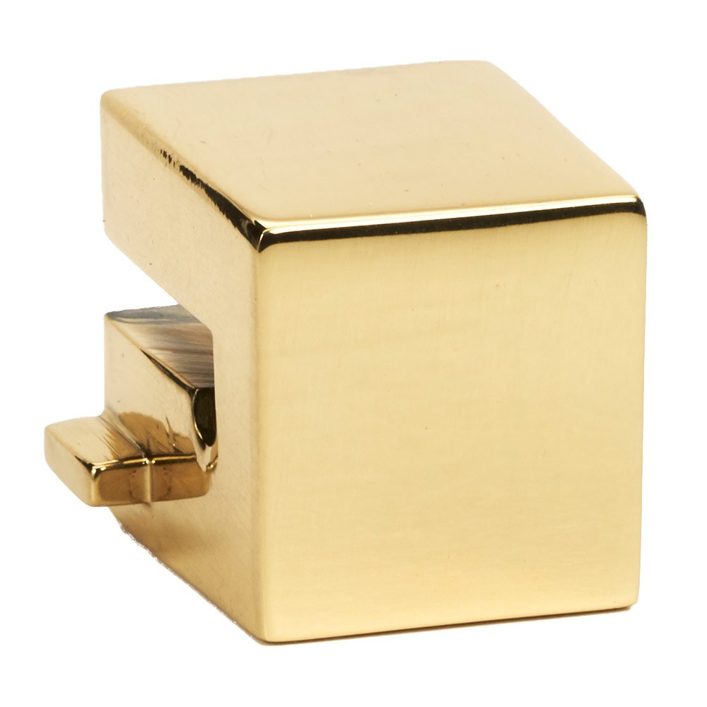 Alno Hardware Small Square Mount for Rings 1 1/2", 2", 2 1/2" in Unlacquered Brass
