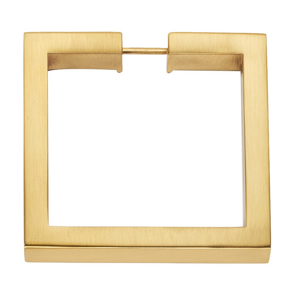 Alno Hardware 3" Square Ring in Satin Brass