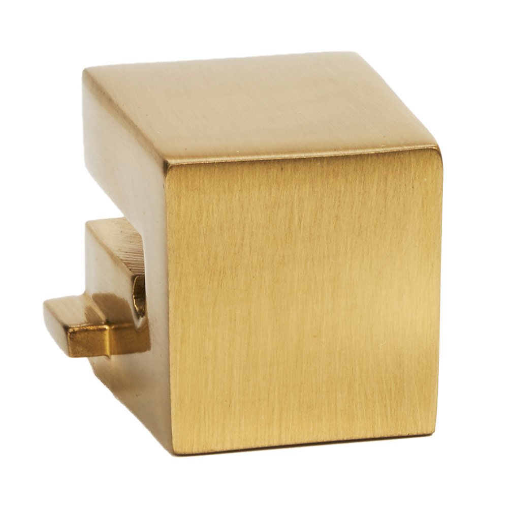Alno Hardware Large Square Mount for Rings 3" and 3 1/2" in Satin Brass