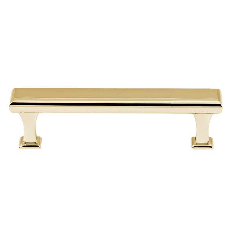 Alno Hardware 3 1/2" Centers Handle in Polished Brass