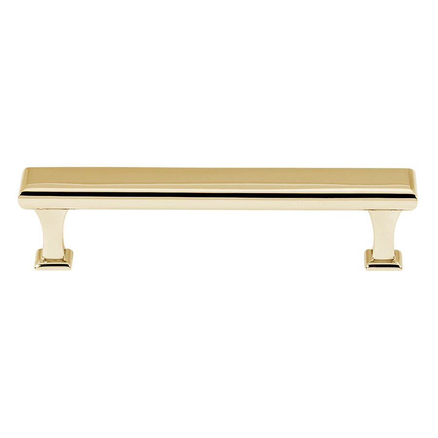 Alno Hardware 4" Centers Handle in Polished Brass