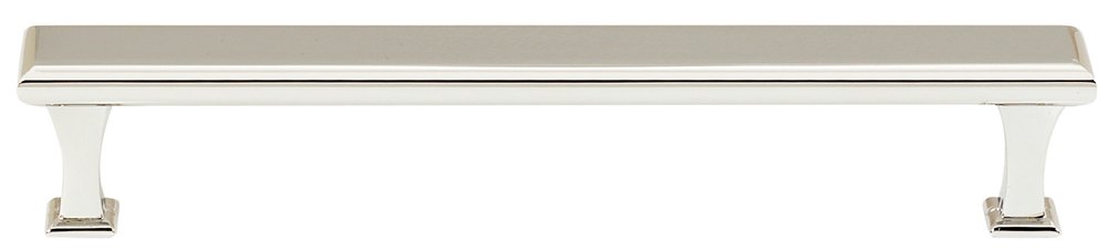 Alno Hardware 6" Centers Handle in Polished Nickel