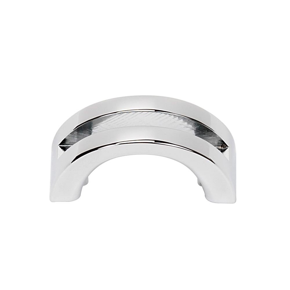 Alno Hardware Solid Brass 1 1/2" Centers Pull in Polished Chrome