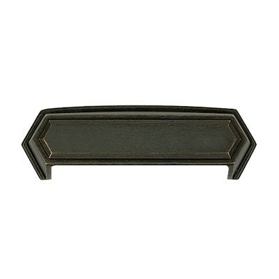 Alno Hardware Solid Brass 4" Centers Cup Pull in Barcelona