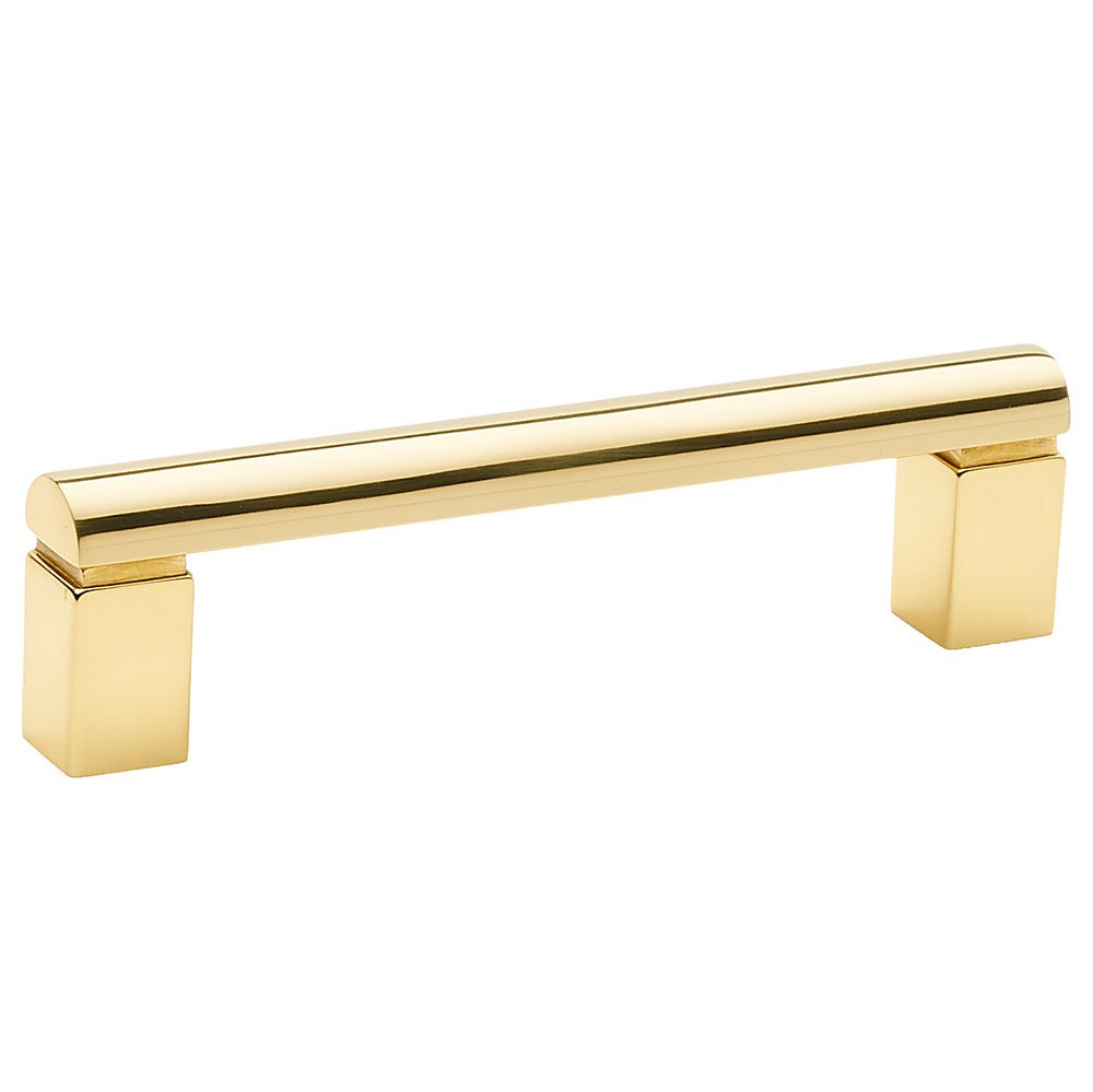Alno Hardware 4" Centers Pull in Polished Brass