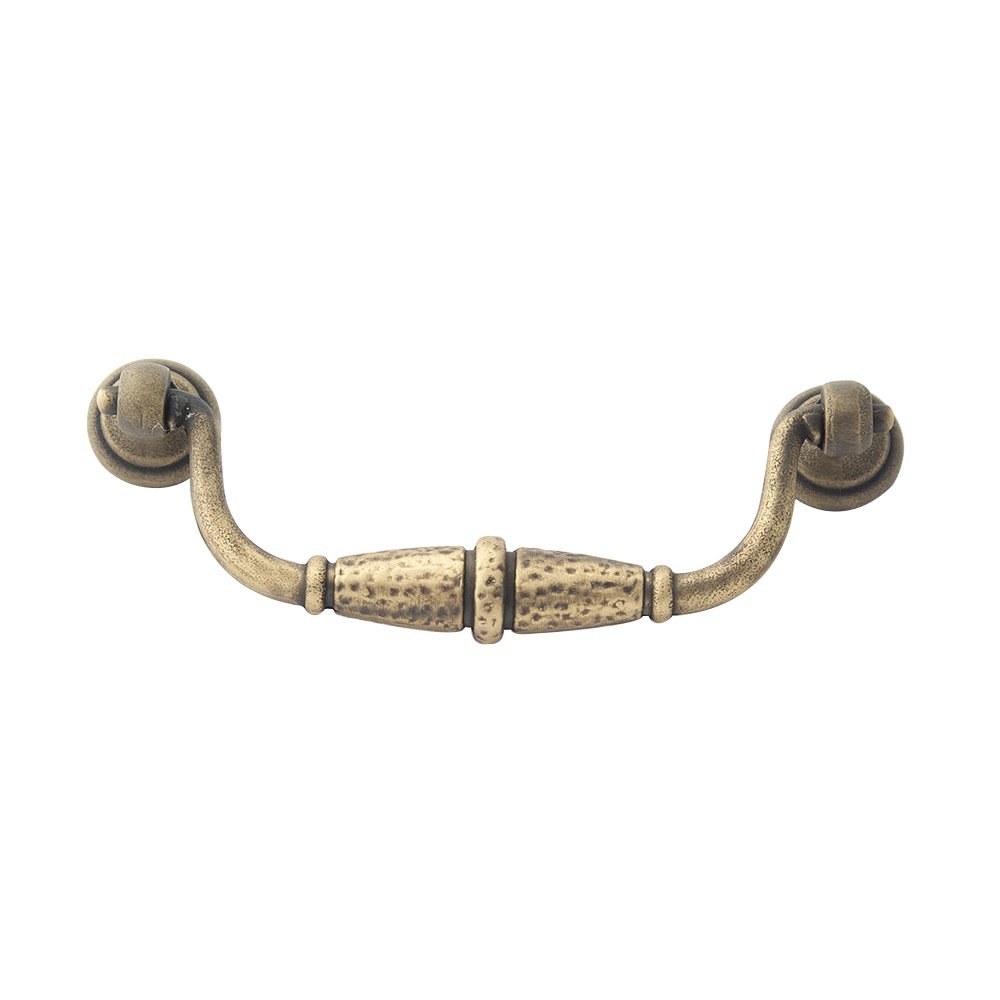 Alno Hardware 5" Centers Bail Pull in Antique English Matte