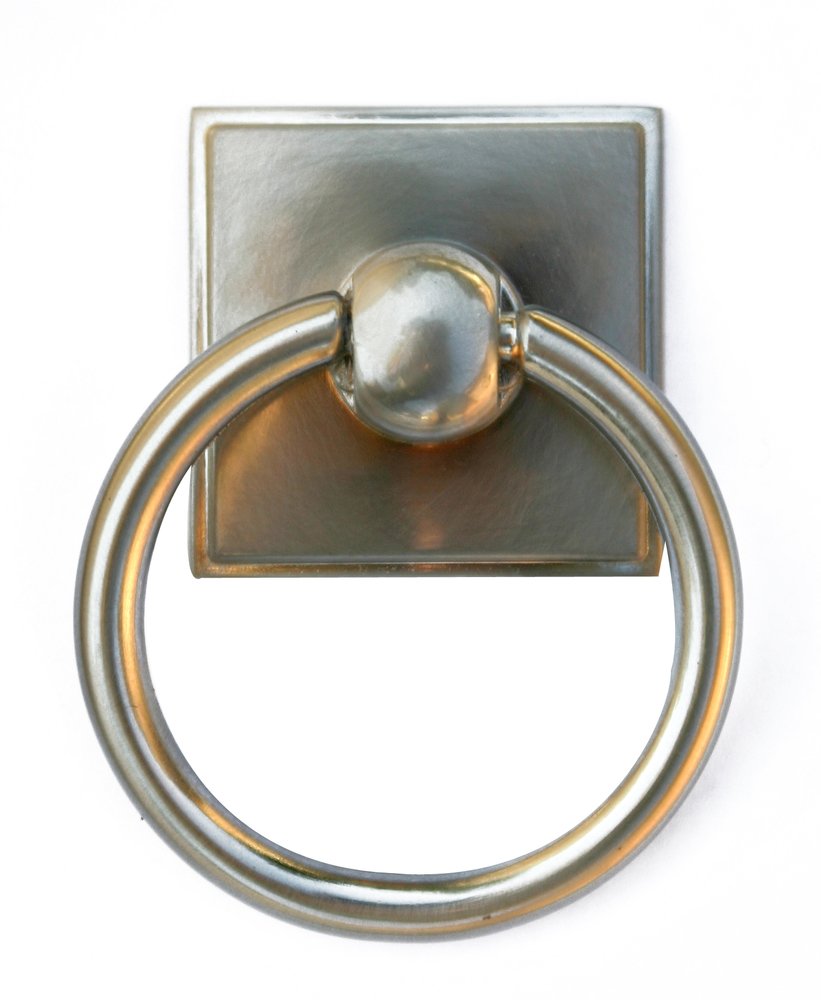 Alno Hardware 1 3/4" Ring Pull in Satin Nickel