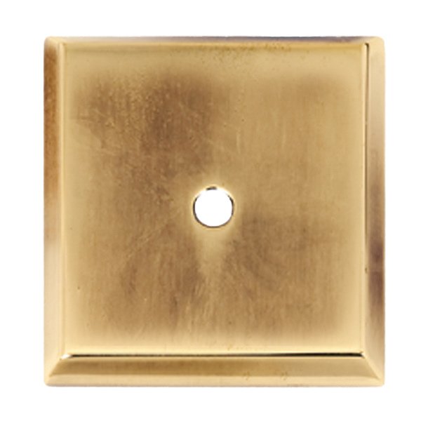 Alno Hardware 1 1/4" Square Backplate in Polished Antique
