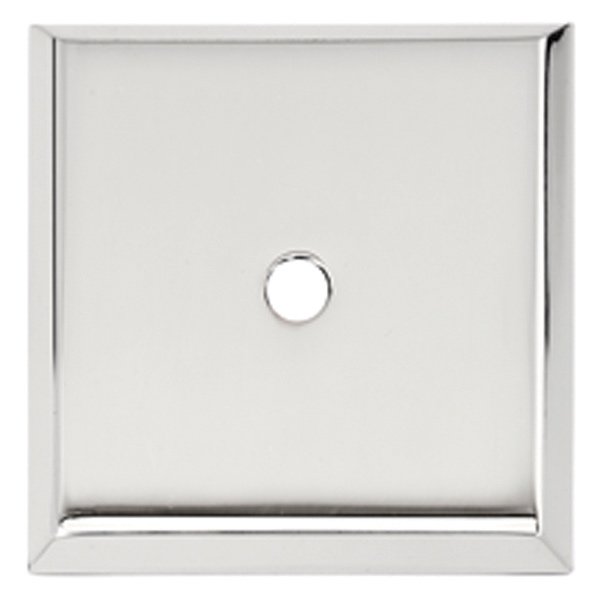 Alno Hardware 1 1/4" Square Backplate in Polished Chrome