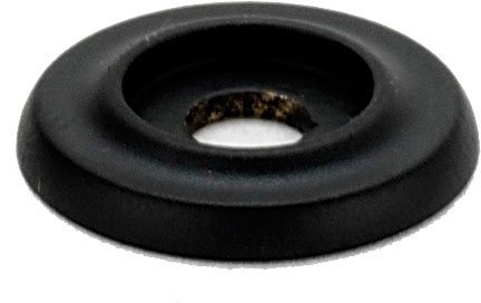 Alno Hardware Solid Brass 3/4" Recessed Backplate for A817-34 in Matte Black