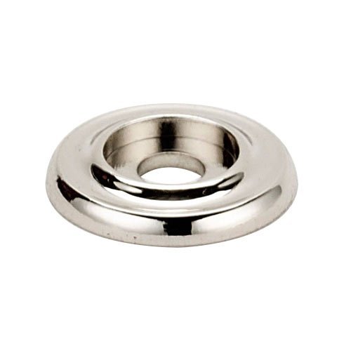Alno Hardware Solid Brass 3/4" Recessed Backplate for A817-34 in Polished Nickel